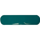 Donkere teal skateboard deck zonder wielen, Grace Oval Teal Gloss 7,5x30