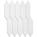 Alt tekst voor papic12 white glossy keramische tegels met witte glans en strokenpatroon