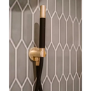 Modern wandbeugel in messing en zwart voor PAPIC82 Groen Grijs Glanzend