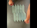 PAPIC82 Green Grey Glossy