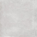 Lichte grijze textuur met subtiele mottelvariaties van Terrastegel Midtown Pearl 90x90