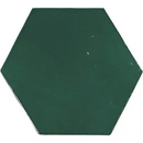 Donkere groene hexagonale tegel Zellige Hexa Emerald 10,8x12,4 voor stijlvolle interieurs