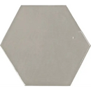 Zellige Hexa Grey 10,8x12,4 met grijs hexagonaal keramisch tegelontwerp