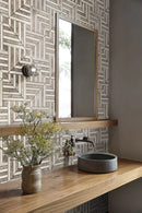 Harlow travertin terracotta
