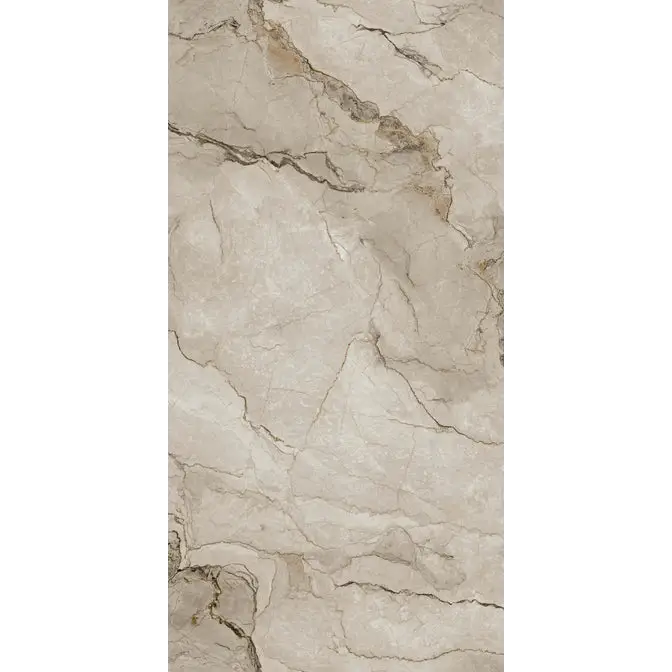 Beige marmeren werkblad met adellijke nerven, Adel Mink Glans 60x120 cm