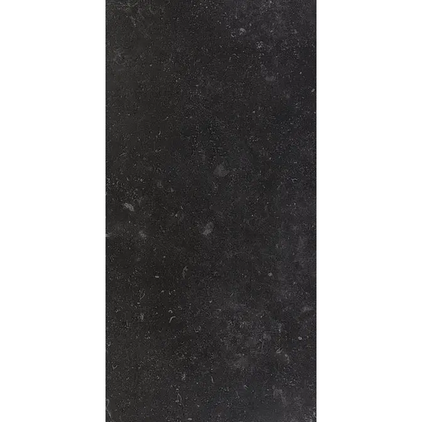 Zwarte textured stof onderzetter met spikkels en subtiele glans, Belgium Stone 60x120