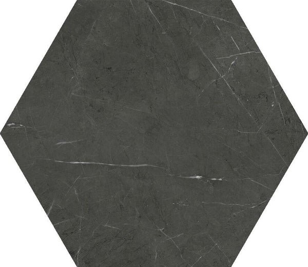 Hexagon Marquina mat 15x17