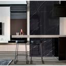 Zwart marquina pulido barblad met witte aderen, modern design, 60x120 rett