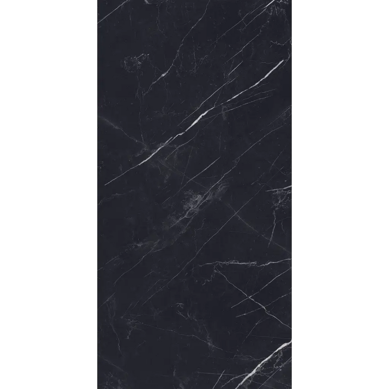 Zwarte marquina pulido tegels met witte aders en natuurlijke steenlook 60x120 rett