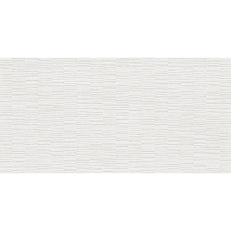 Villore White Swan wandtegel mat 60x120 met witte textuur en subtiele lijnen