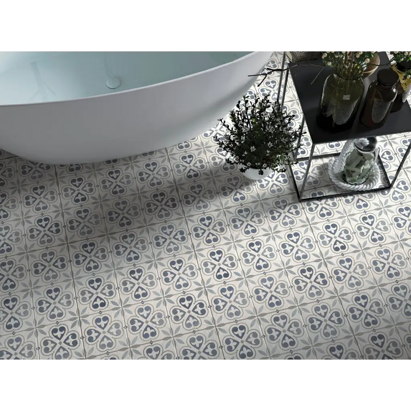 Witte vrijstaande badkuip met modern design en glanzende afwerking, Kamari Fint Mat 60x60