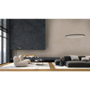 Black modern Corsocomo Meringue 60x60 rett haard met glazen voorruit en metalen frame