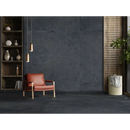 Terracotta leren fauteuil met houten poten en minimalistisch design voor Corsocomo Midnight 60x60 rett