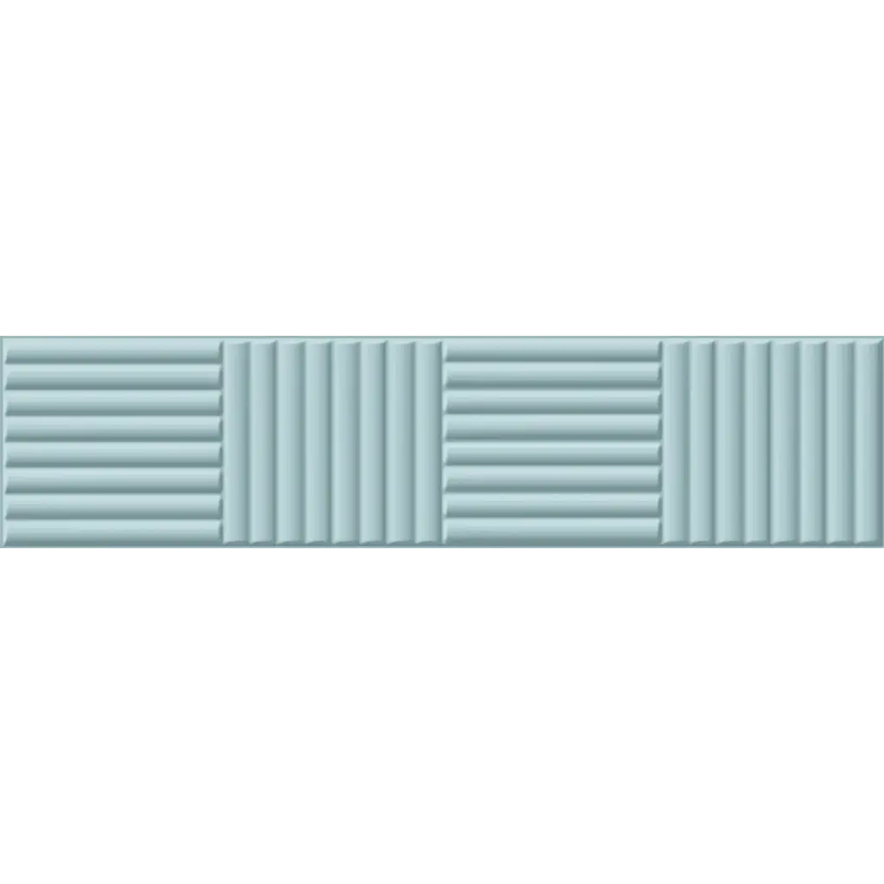 Light blue textured wall panel with vertical stripes, perfect for volume light blue bamboo mat 6x25