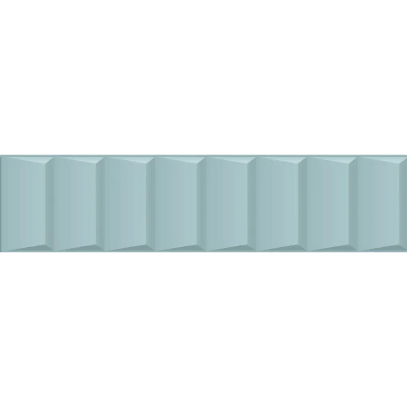 Alt tekst van volume lichtblauw blauwe ladder mat 6x25 met 3D textuur