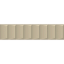 Creamkleurige ivoor ladder mat 6x25 met subtiele geometrische patronen voor stijlvol interieur