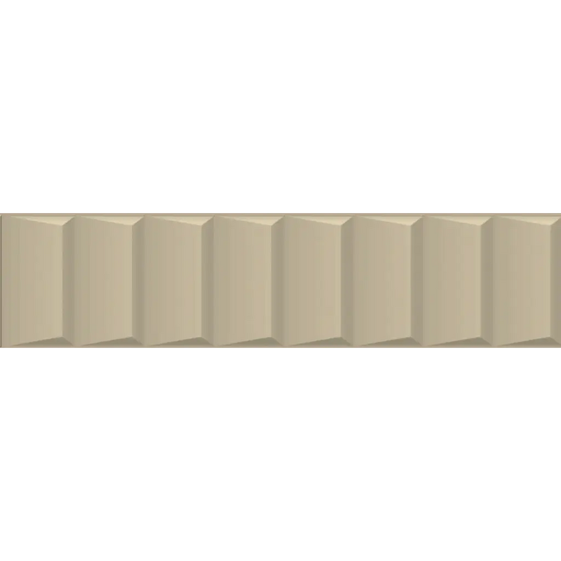 Creamkleurige ivoor ladder mat 6x25 met subtiele geometrische patronen voor stijlvol interieur