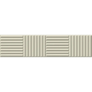 Creamkleurige akoestische schuimplaat met verticale ribbels, perfect voor volume white bamboo 6x25