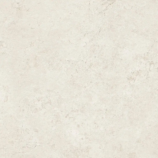 Creamkleurige terrastegel Trevia Ivory 60x60 rett met subtiele adering en glanzende afwerking