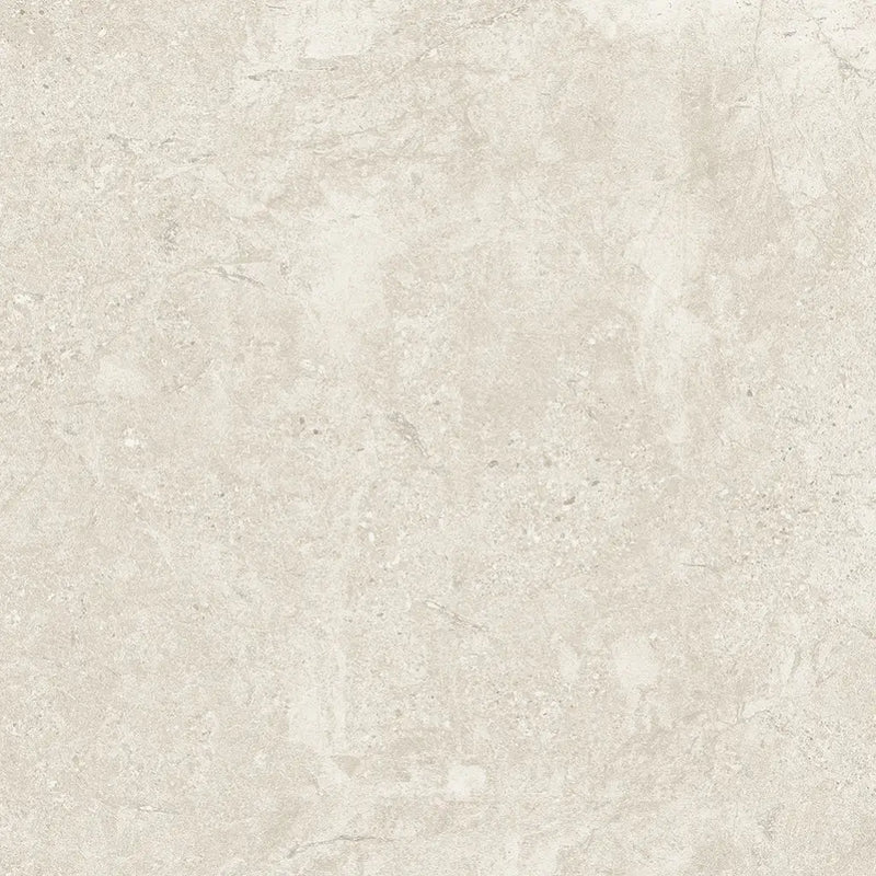 Beige textuurtile van Duolith Wool 60x60 met subtiele adering en matte afwerking