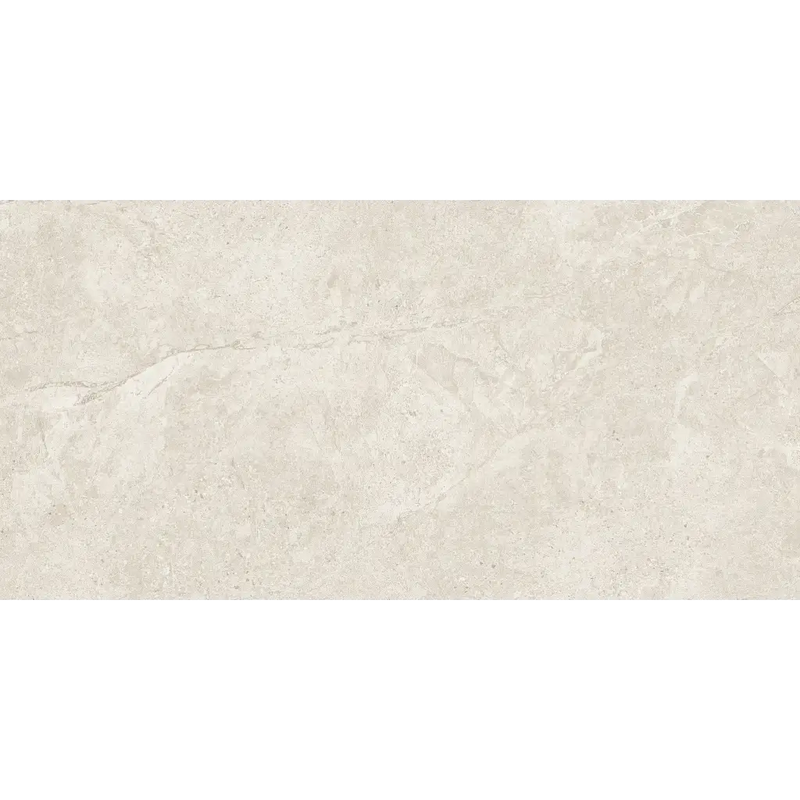 Creamkleurige marmeren tegel met subtiele aders en natuurlijke textuur voor duolith wool 60x120