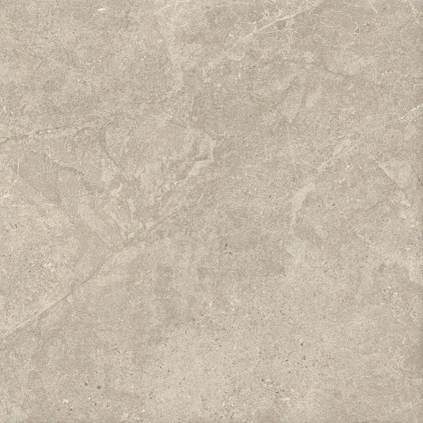 Beige marmeren tegelvloer van terrastegel duolith ivory 60x60 rett 20mm