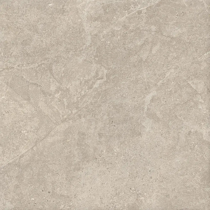 Beige marmeren tegelvloer van terrastegel duolith ivory 60x60 rett 20mm