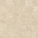 Beige steen mozaiek 5x5 vloer van Duolith Sand Mozaiek op net 30x30