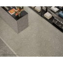 Terrazzo vloer tegel duolith terrazzo 60x60 rett met grijs en wit speckled patroon