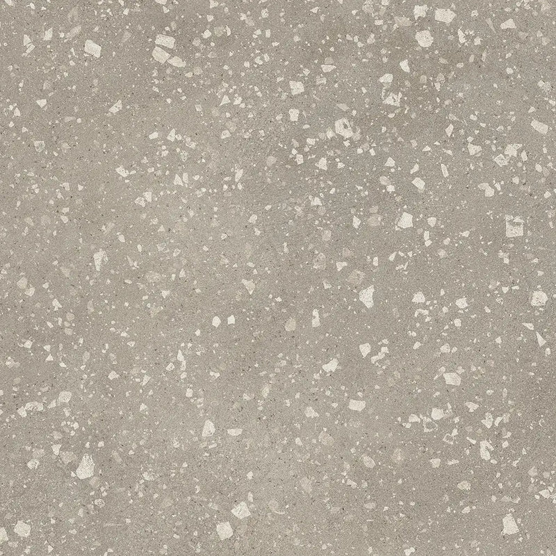 Duolith Terrazzo 60x60 rett vloer met gemeleerd patroon en neutrale tinten
