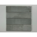 Gray concrete tiles wall art met trend tegels grijs glans 6x24,6 voor een moderne look