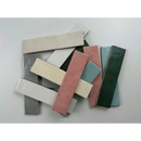 Multi-kleurige trend tegels beige glans 6x24,6 met glanzende afwerking