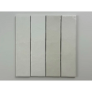 Glanzende witte Trend Tegels wit glans 6x24 met dunne zwarte voeglijnen