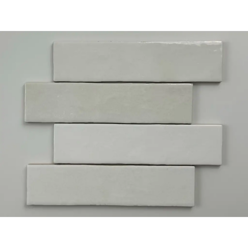 Trend tegels wit glans 6x24,6 keramische tegels wit glans en mooie afwerking