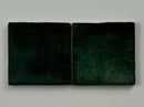 Trend tegels donker groen glans 10x10