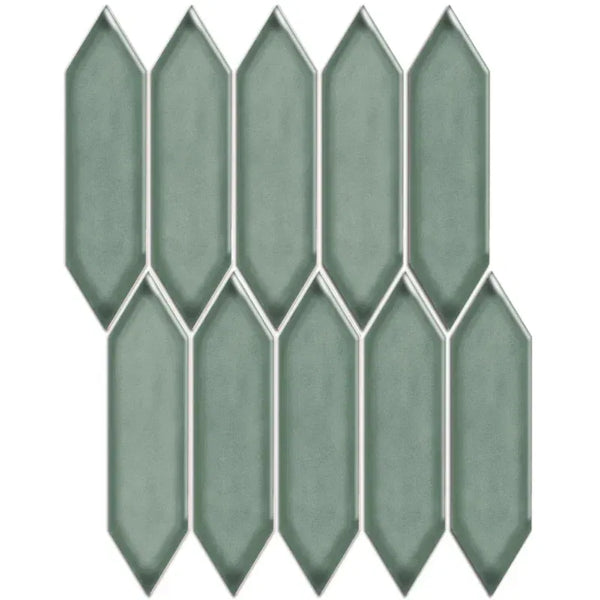 PAPIC82 Green Grey Glossy