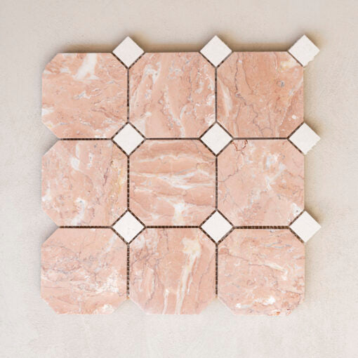Cleo tea rose / crema marfil
