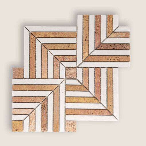Harlow travertin terracotta