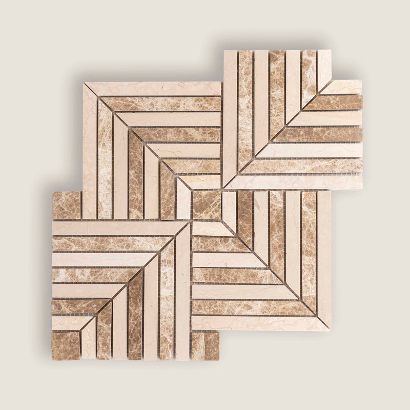 Harlow emperador light marble