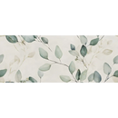 Delicate groene bladeren in aquarelstijl op Alure Ivory Caudalie decor wandtegel