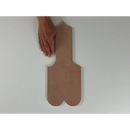 Bruine kartonnen sjabloon in flesvorm voor Alure Terra Visschub Wandtegel 8x21,5