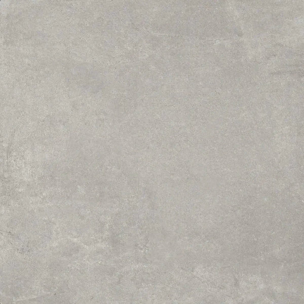 Smooth gray Ambiente Pearl Mat 60 x 60 rett with subtle texture variations