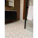 Witte hexagonale tegels van AMH13003 Carrara Wit Mat voor een moderne uitstraling