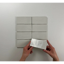 Wit papier met horizontale lijnen, perfect voor Atlas Pearl Brillo 7,5x15