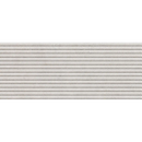 Horizontaal grijs-wit gestreept patroon van Borneo Pearl Esir decor wandtegel 30x75