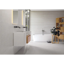 Moderne vrijstaande witte badkuip Borneo White 75x75 rett met minimalistisch design