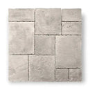 Square van Bourgondische dallen Vicoli Castagno modul 7, lichtgrijze steen pavers