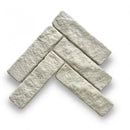 Lightkleurige Vicoli Fiume Bourgondische Dallen vloertegels in herringbone patroon