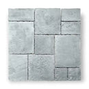 Grijze Bourgondische Dallen Vicoli Lupo patroon van vierkante en rechthoekige tegels