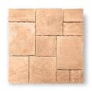 Verschillende groottes Bourgondische dallen Vicoli Luz module 7 in een vierkante opstelling